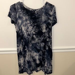 Tie Dye Mini T Shirt Dress
